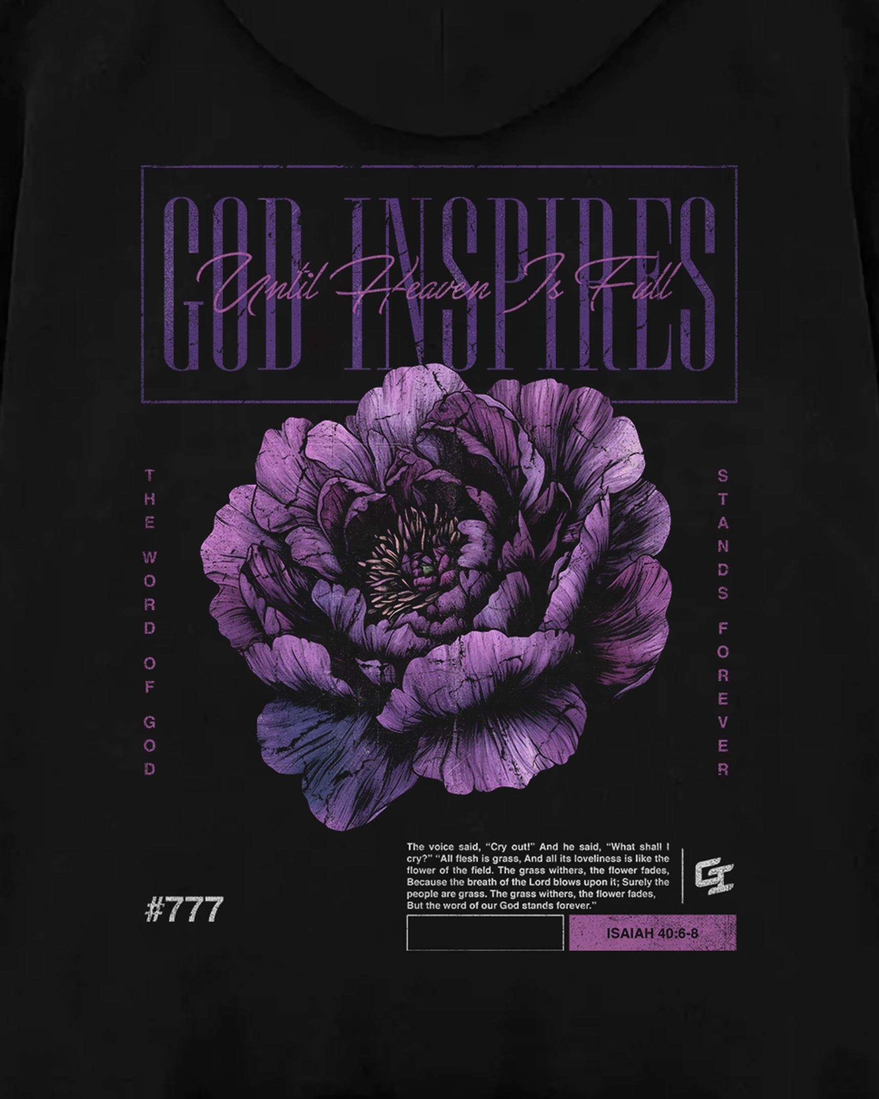 'Eternal Word' Oversized Hoodie